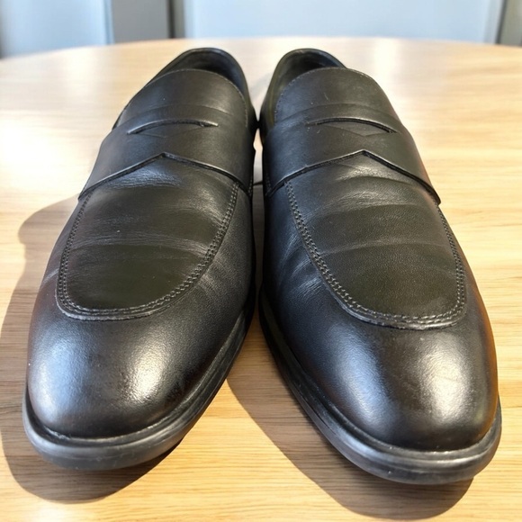 Nordstrom-Men’s 11 Ortholite Black leather Edward Penny Loafer. Like new cond! main image 7
